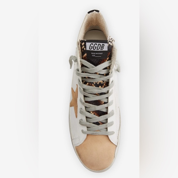 Golden Goose Francy private Edition Mixed Leather High-Top Sneakers- #243 - Picture 3 of 12